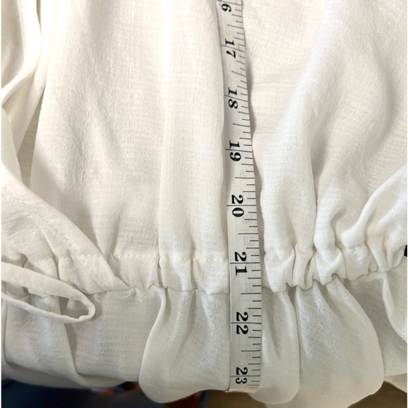 🎉HP🎉ASOS,Stunning Blouse, Lightest Creme,Dolman Sleeves,Front & Back,Size 18 - Picture 8 of 8